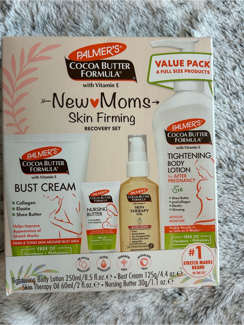 Palmer's Cocoa Butter Formula New Moms Skin Firming Set